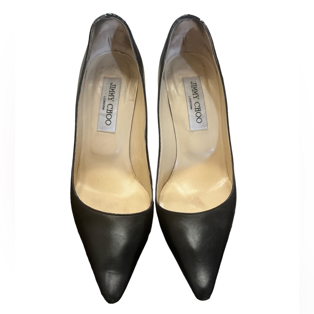 Jimmy Choo Black Heels (Size 35.5)